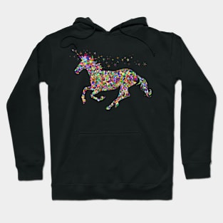 Colourful Horse Unicorn Hoodie